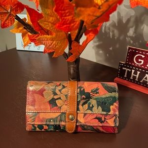 Patrick Nash leather snap closure wallet